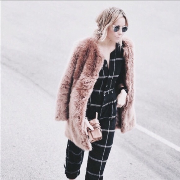 Free People Jumpsuit Plaid - Picture 2 of 5